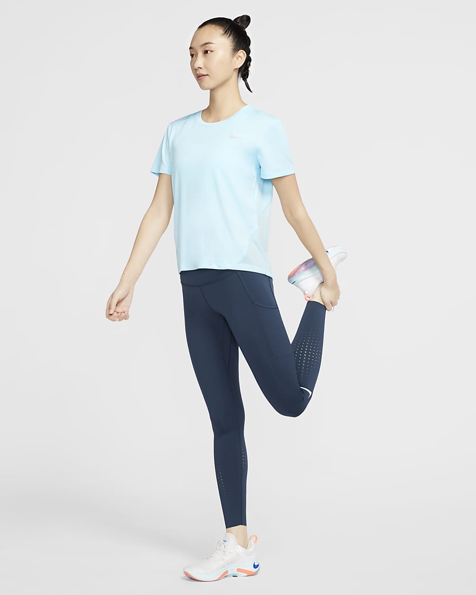 Nike Miler Women s Short Sleeve Running Top. Nike ID